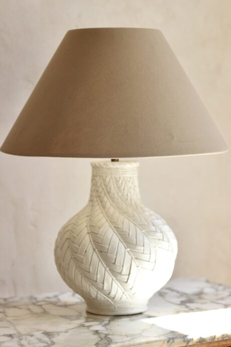 dealeuse-boutique-decoration-vintage-lampe-luminaire-ceramique-torsadee-ancien