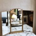 Miroir triptyque ancien, fin XIXe