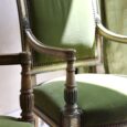 Paire de fauteuils anciens, époque directoire