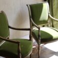 Paire de fauteuils anciens, époque directoire