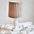 Paire de petite lampes en albâtre