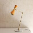 Lampe articulée, abat jour diabolo