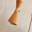 Lampe articulée, abat jour diabolo