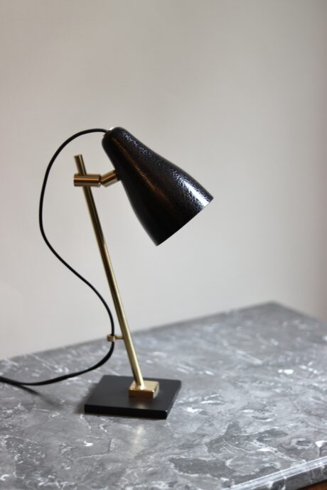 dealeuse-boutique-decoration-vintage-lampe-ancienne-luminaire-articulée-laiton-ancienne-creation-abat-jour-sur-mesure